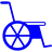 handicap wheelchair icon